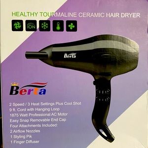 BRAND NEW BERTA HAIR DRYER